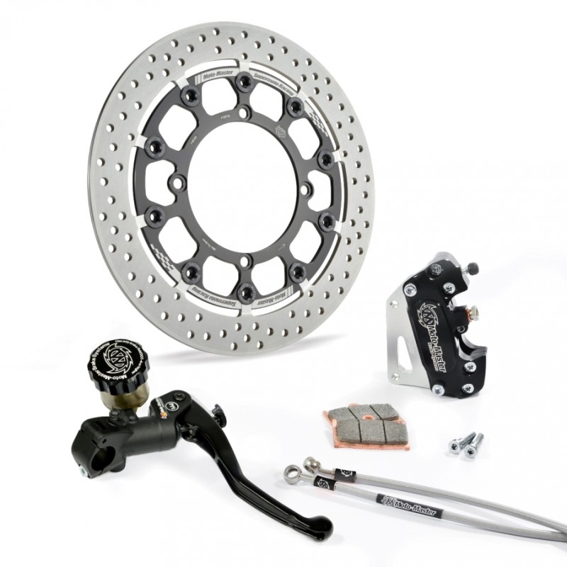 Kit Supermotard Moto-Master Halo T-floater Ø320mm TM En, Mx (avec plaque phare)