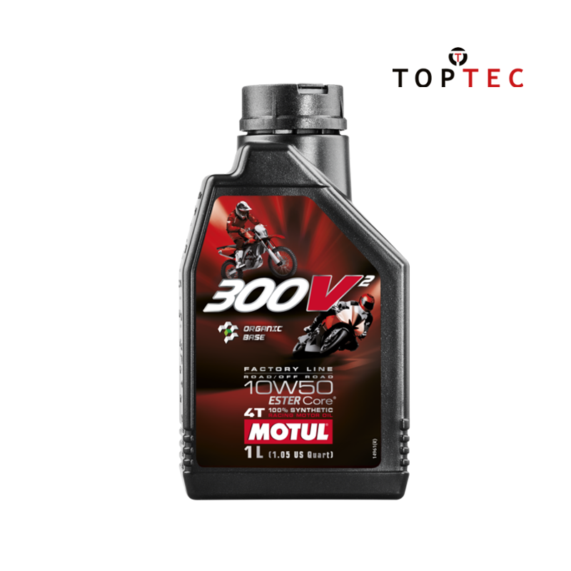 Huile moto Motul 10W50 factory line 300V² 1 litre