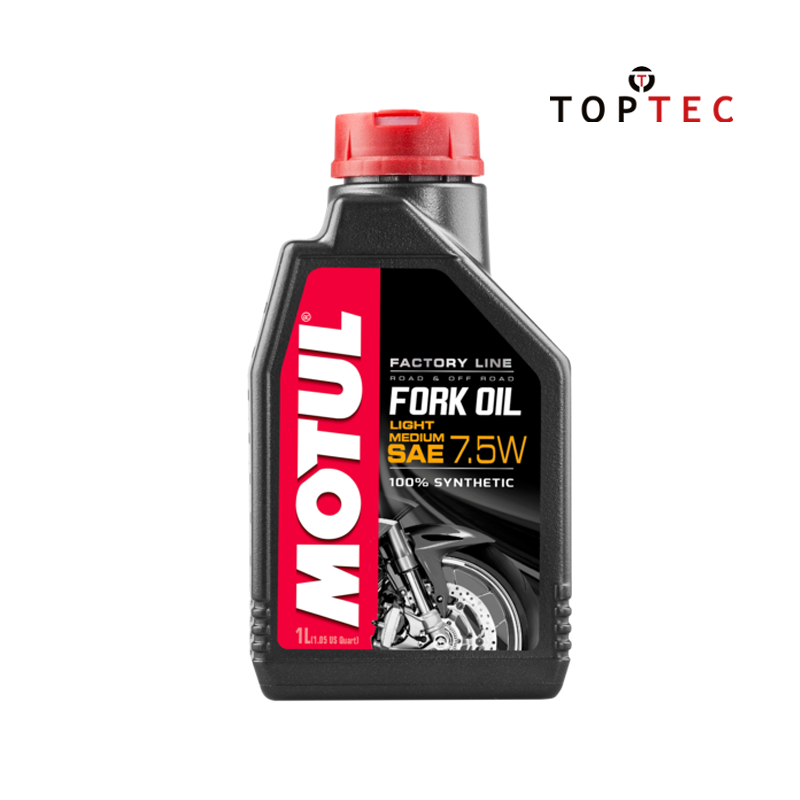 Huile de fourche moto Motul Fork OIL Factory line 7.5W light-Médium 1 litre