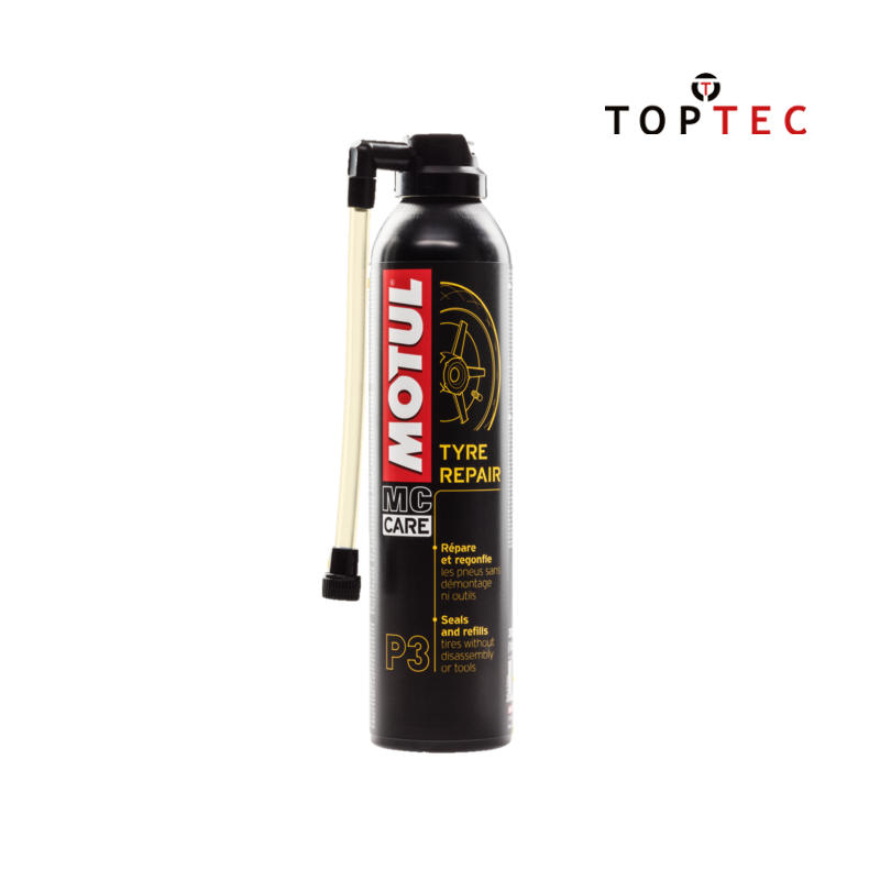 Réparation pneumatique moto MC care Tyre repair motul P3