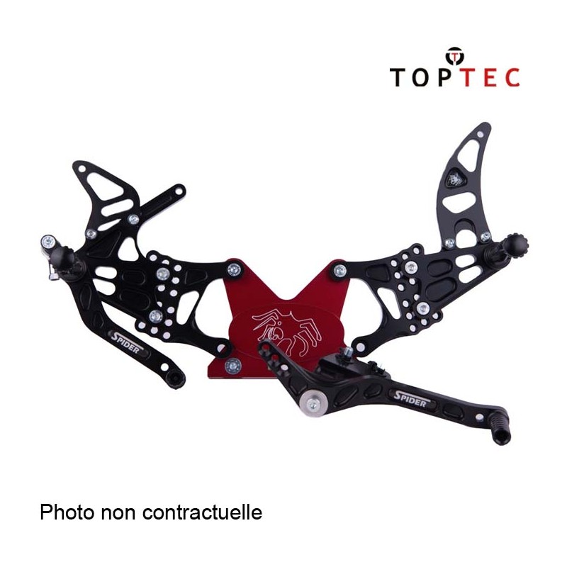 Commandes reculées Spider Aprilia Tuono V4 1100 Factory sélection standard (15-16)